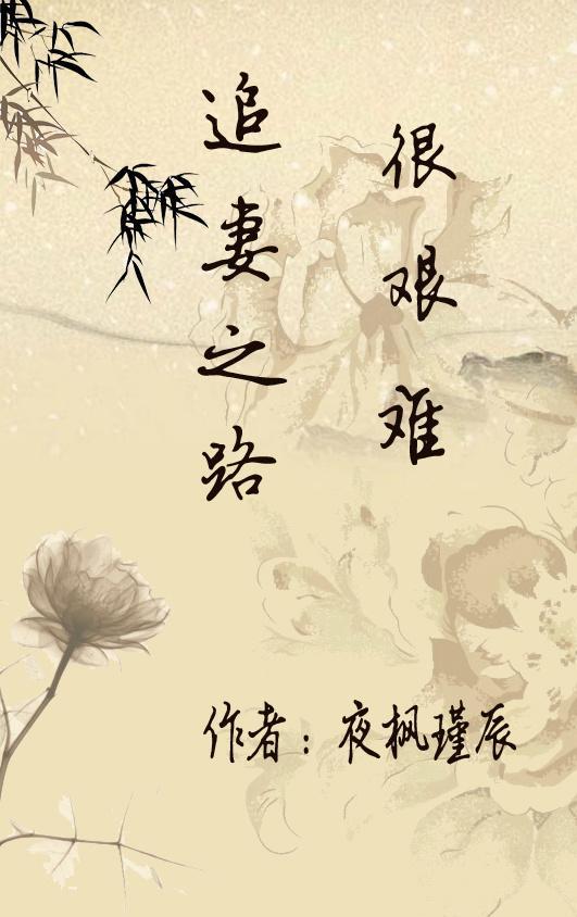 追妻之路很艱難